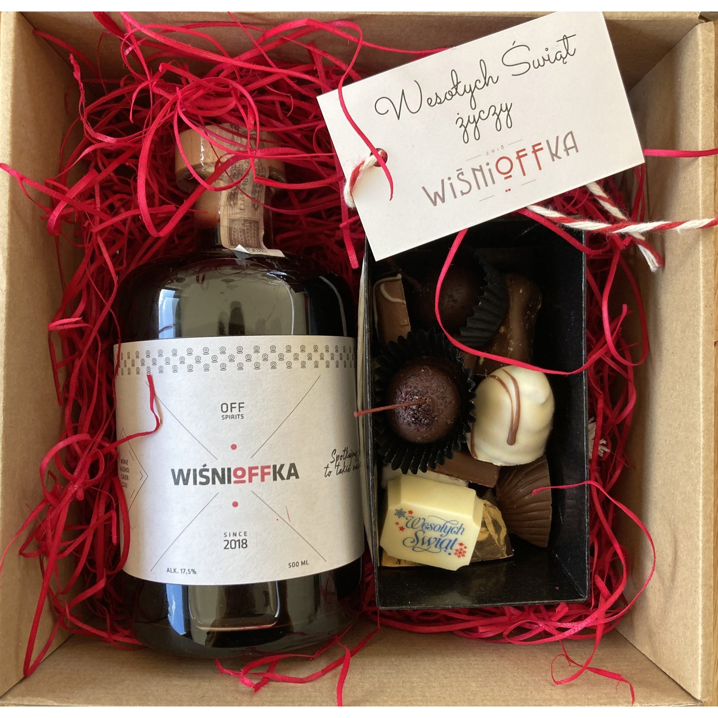 Zestaw prezentowy z pralinami